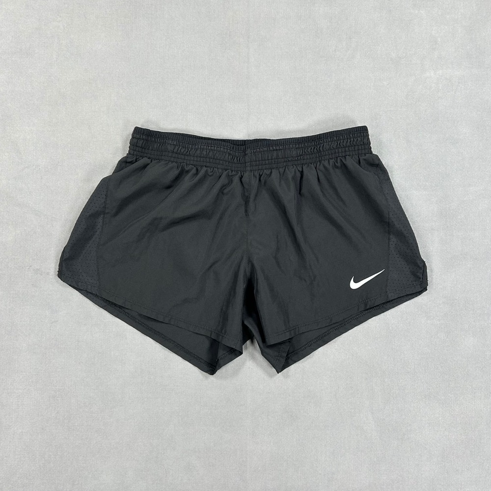Nike 10K Running Short Women's Medium Black Athletic with Liner